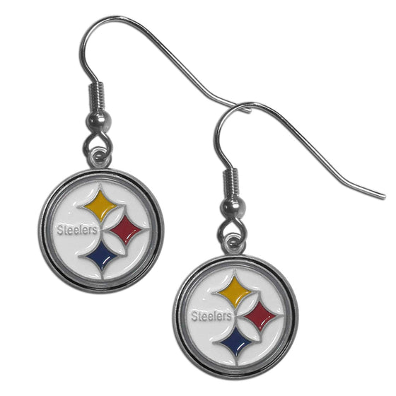 Pittsburgh Steelers Dangle Earrings (SSKG) - 757 Sports Collectibles