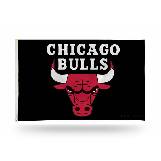 CHICAGO BULLS 3 X 5 BANNER FLAG (Rico) - 757 Sports Collectibles