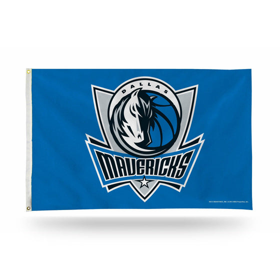 DALLAS MAVERICKS BANNER FLAG (BLUE) (Rico) - 757 Sports Collectibles