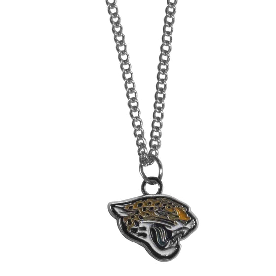 Jacksonville Jaguars Chain Necklace with Small Charm (SSKG) - 757 Sports Collectibles