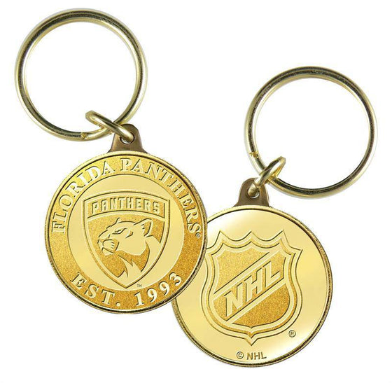 Florida Panthers Bronze Coin Keychain (HM) - 757 Sports Collectibles