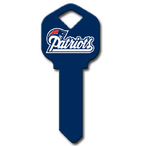Kwikset NFL Key - New England Patriots (SSKG) - 757 Sports Collectibles