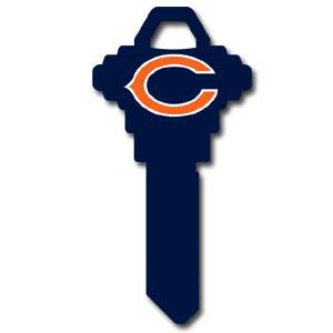 Schlage NFL Key - Chicago Bears (SSKG) - 757 Sports Collectibles