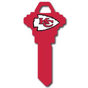 Schlage NFL Key - Kansas City Chiefs (SSKG) - 757 Sports Collectibles