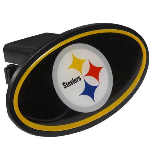 Pittsburgh Steelers Plastic Hitch Cover Class III (SSKG) - 757 Sports Collectibles