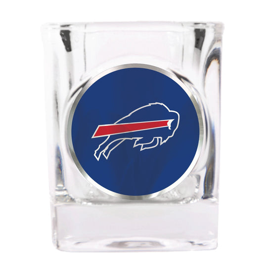 Buffalo Bills 2 oz. Square Shot Glass with Metallic Applique