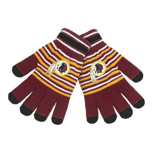 NFL Knit Gloves- Washington Redskins