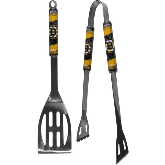Boston Bruins�� 2 pc Steel BBQ Tool Set (SSKG) - 757 Sports Collectibles