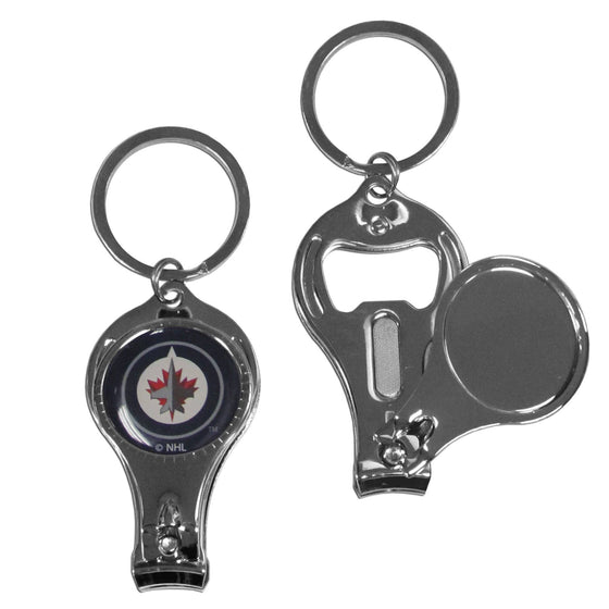 Winnipeg Jets��� Nail Care/Bottle Opener Key Chain (SSKG) - 757 Sports Collectibles