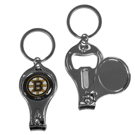 Boston Bruins�� Nail Care/Bottle Opener Key Chain (SSKG) - 757 Sports Collectibles