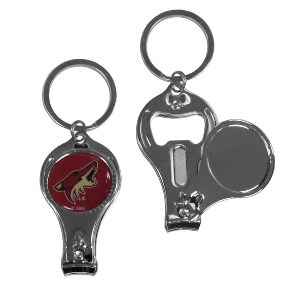 Arizona Coyotes�� Nail Care/Bottle Opener Key Chain (SSKG) - 757 Sports Collectibles
