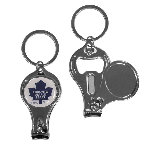 Toronto Maple Leafs�� Nail Care/Bottle Opener Key Chain (SSKG) - 757 Sports Collectibles