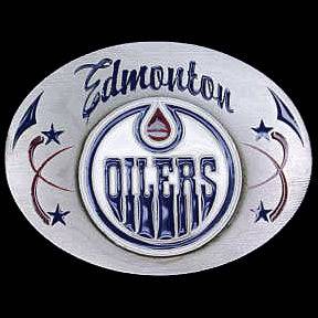 Edmonton Oilers�� Team Belt Buckle (SSKG) - 757 Sports Collectibles