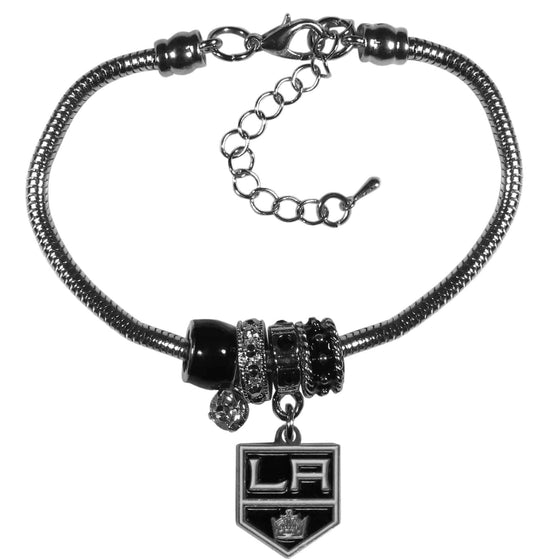 Los Angeles Kings�� Euro Bead Bracelet (SSKG) - 757 Sports Collectibles