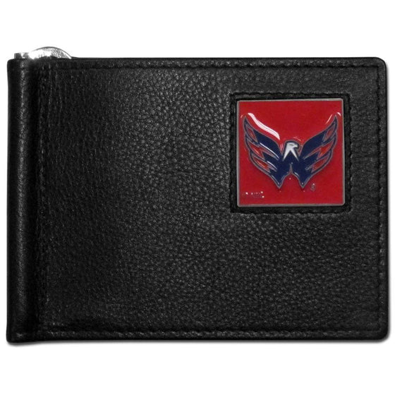 Washington Capitals�� Leather Bill Clip Wallet (SSKG) - 757 Sports Collectibles