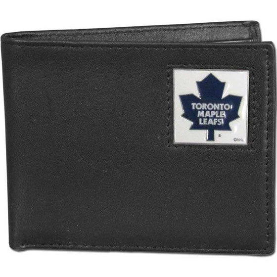 Toronto Maple Leafs�� Leather Bi-fold Wallet Packaged in Gift Box (SSKG) - 757 Sports Collectibles