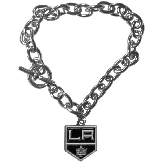 Los Angeles Kings�� Charm Chain Bracelet (SSKG) - 757 Sports Collectibles