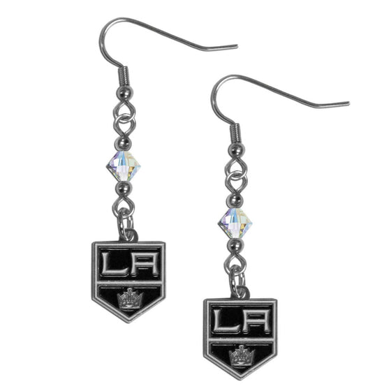 Los Angeles Kings�� Crystal Dangle Earrings (SSKG) - 757 Sports Collectibles