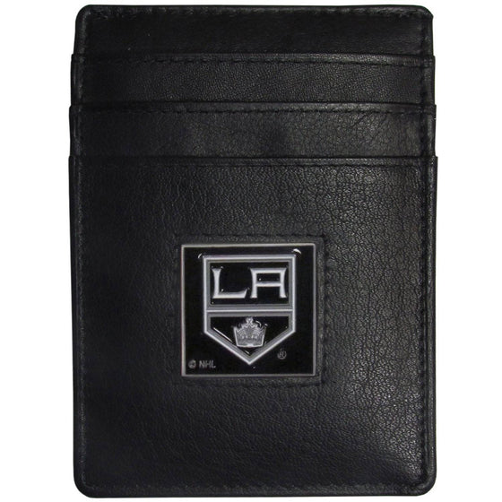Los Angeles Kings�� Leather Money Clip/Cardholder Packaged in Gift Box (SSKG) - 757 Sports Collectibles