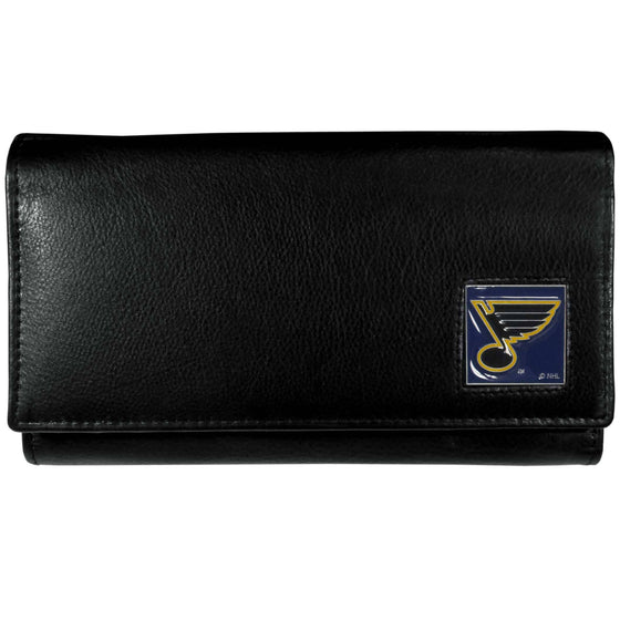 St. Louis Blues�� Leather Women's Wallet (SSKG) - 757 Sports Collectibles