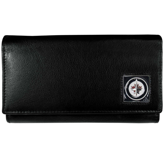 Winnipeg Jets��� Leather Women's Wallet (SSKG) - 757 Sports Collectibles