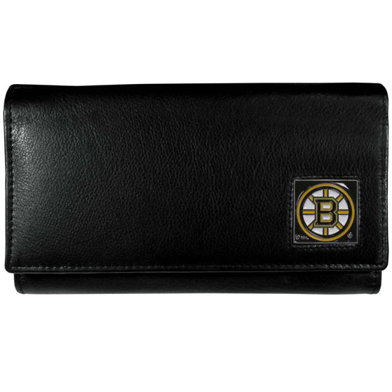 Boston Bruins�� Leather Women's Wallet (SSKG) - 757 Sports Collectibles