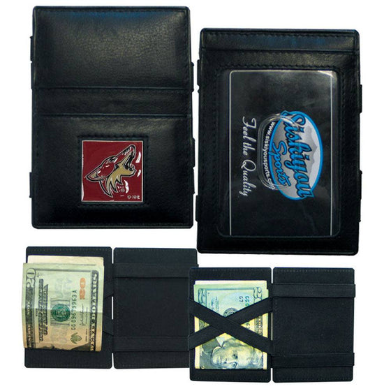 Arizona Coyotes�� Leather Jacob's Ladder Wallet (SSKG) - 757 Sports Collectibles