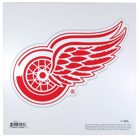 NHL Detroit Red Wings Indoor/Outdoor Perfect Cut 8 inch Logo Magnet - 757 Sports Collectibles
