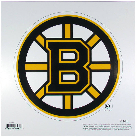 NHL Boston Bruins Indoor/Outdoor Perfect Cut 8 inch Logo Magnet - 757 Sports Collectibles