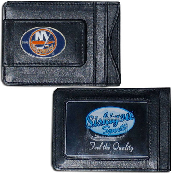 New York Islanders�� Leather Cash & Cardholder (SSKG) - 757 Sports Collectibles