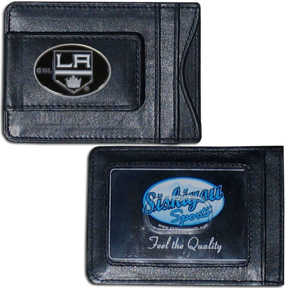 Los Angeles Kings�� Leather Cash & Cardholder (SSKG) - 757 Sports Collectibles