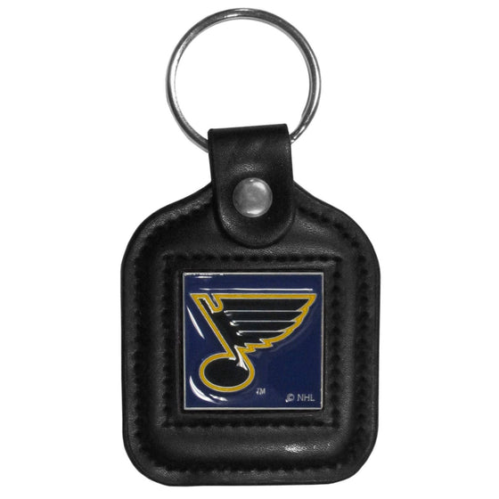 St. Louis Blues�� Square Leatherette Key Chain (SSKG) - 757 Sports Collectibles
