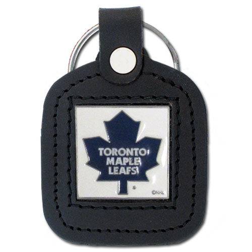 Toronto Maple Leafs�� Square Leatherette Key Chain (SSKG) - 757 Sports Collectibles