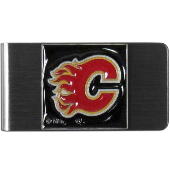 Calgary Flames�� Steel Money Clip (SSKG) - 757 Sports Collectibles