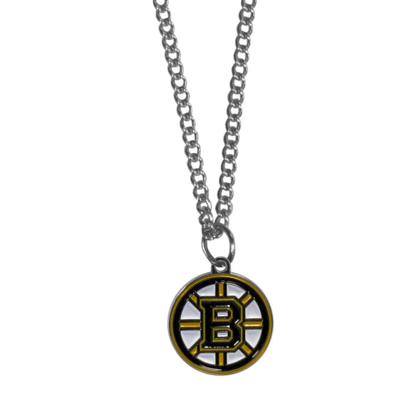 Boston Bruins�� Chain Necklace with Small Charm (SSKG) - 757 Sports Collectibles