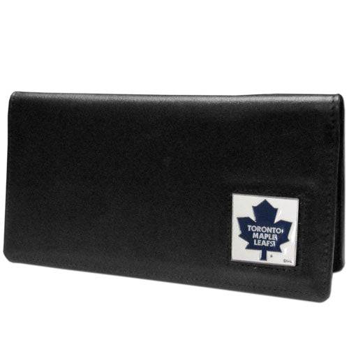 Toronto Maple Leafs�� Leather Checkbook Cover (SSKG) - 757 Sports Collectibles