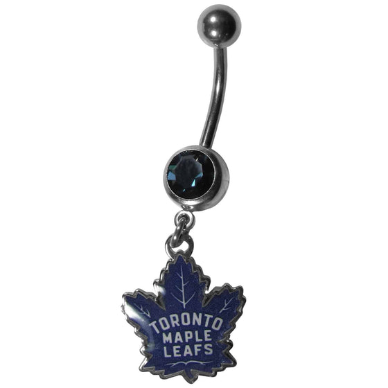 Toronto Maple Leafs�� Steel Navel Ring (SSKG) - 757 Sports Collectibles