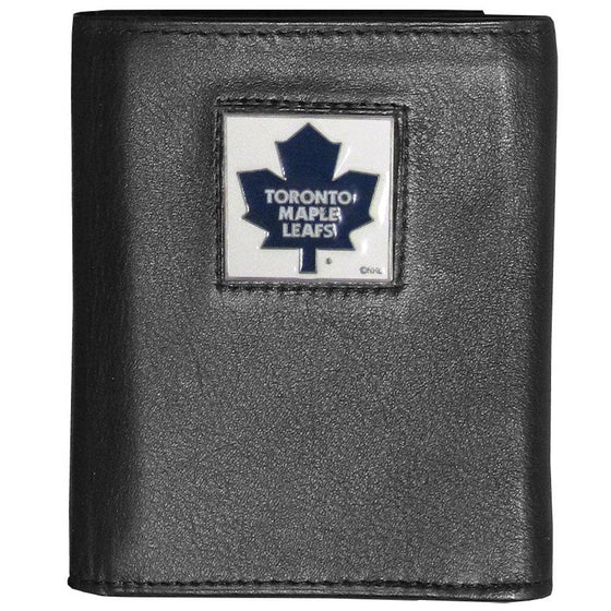 Toronto Maple Leafs�� Deluxe Leather Tri-fold Wallet Packaged in Gift Box (SSKG) - 757 Sports Collectibles
