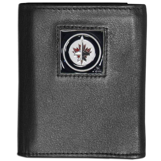 Winnipeg Jets��� Leather Tri-fold Wallet (SSKG) - 757 Sports Collectibles