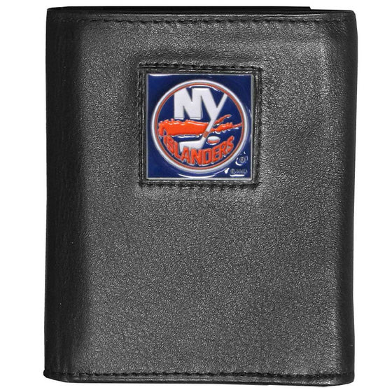 New York Islanders�� Leather Tri-fold Wallet (SSKG) - 757 Sports Collectibles
