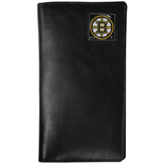 Boston Bruins�� Leather Tall Wallet (SSKG) - 757 Sports Collectibles