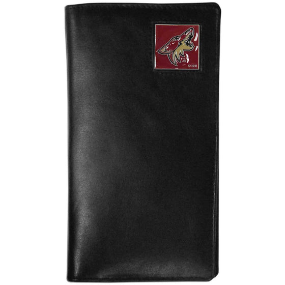 Arizona Coyotes�� Leather Tall Wallet (SSKG) - 757 Sports Collectibles