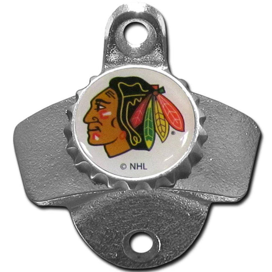 Chicago Blackhawks�� Wall Mounted Bottle Opener (SSKG) - 757 Sports Collectibles