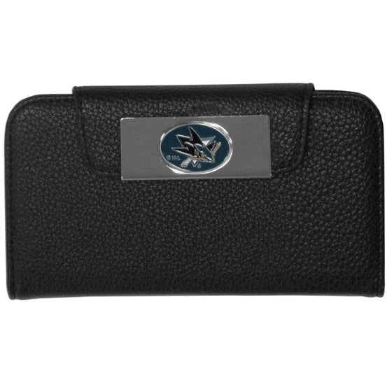 San Jose Sharks�� Samsung Galaxy S4 Wallet Case (SSKG) - 757 Sports Collectibles