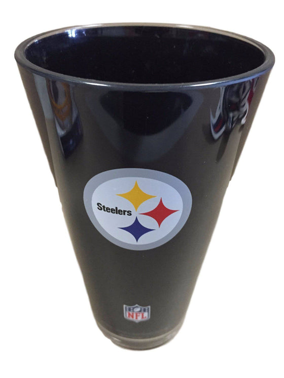 NFL Pittsburgh Steelers 16 oz Acrylic Tumbler Cup (Black) - 757 Sports Collectibles