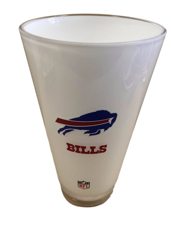 NFL Buffalo Bills 16 oz Acrylic Tumbler Cup (White) - 757 Sports Collectibles