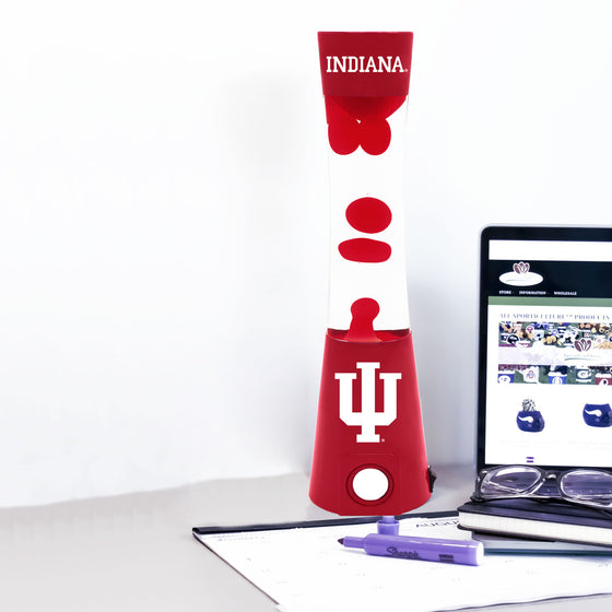 Indiana Hoosiers Magma Lamp - Bluetooth Speaker Special Order - 757 Sports Collectibles