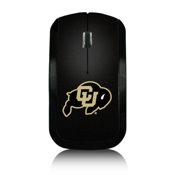 Colorado Buffaloes Solid Wireless Mouse-0