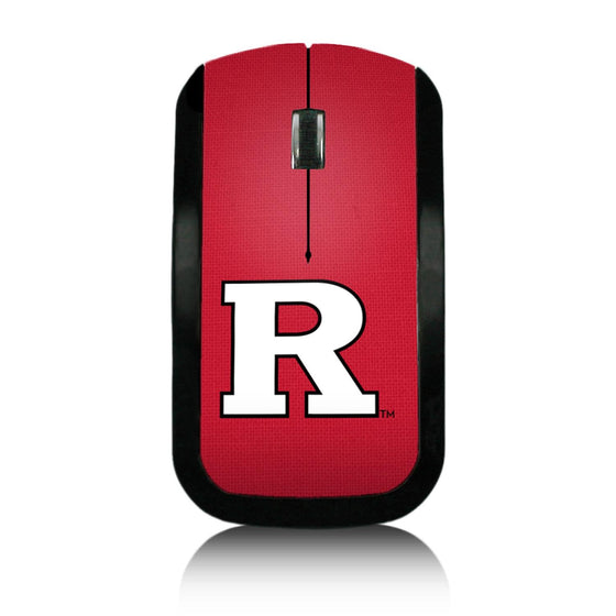 Rutgers Scarlet Knights Solid Wireless Mouse-0