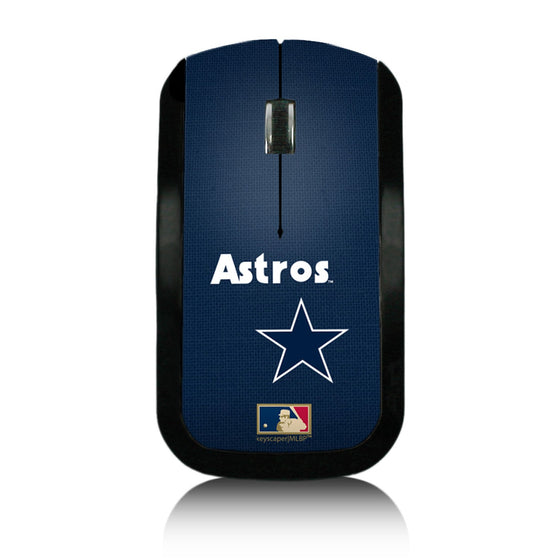 Houston Astros 1975-1981 - Cooperstown Collection Solid Wireless USB Mouse - 757 Sports Collectibles